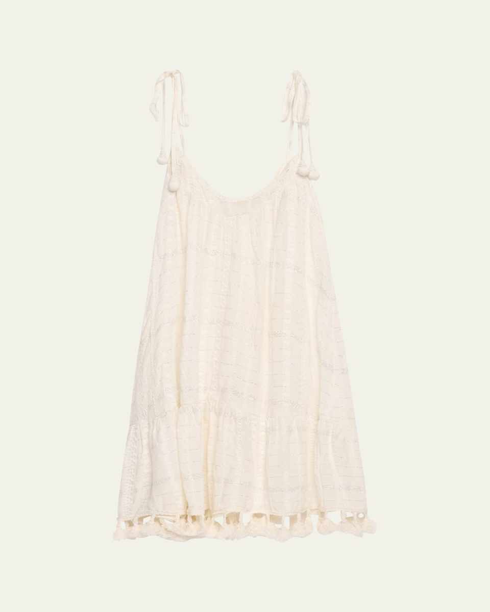 Jaxson Tassel-Trim Mini Dress